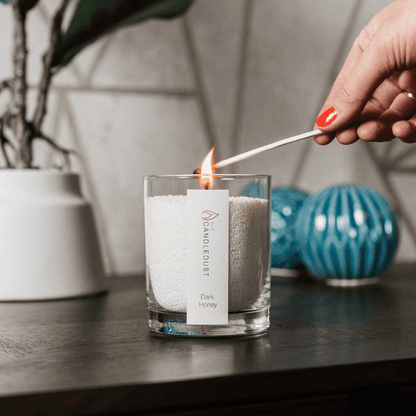 Powdered Candle in Glass - Midnight 160g