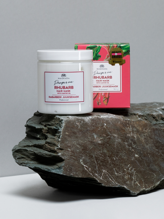 Rhubarb Hair Mask With Castor Oil - 250 ml