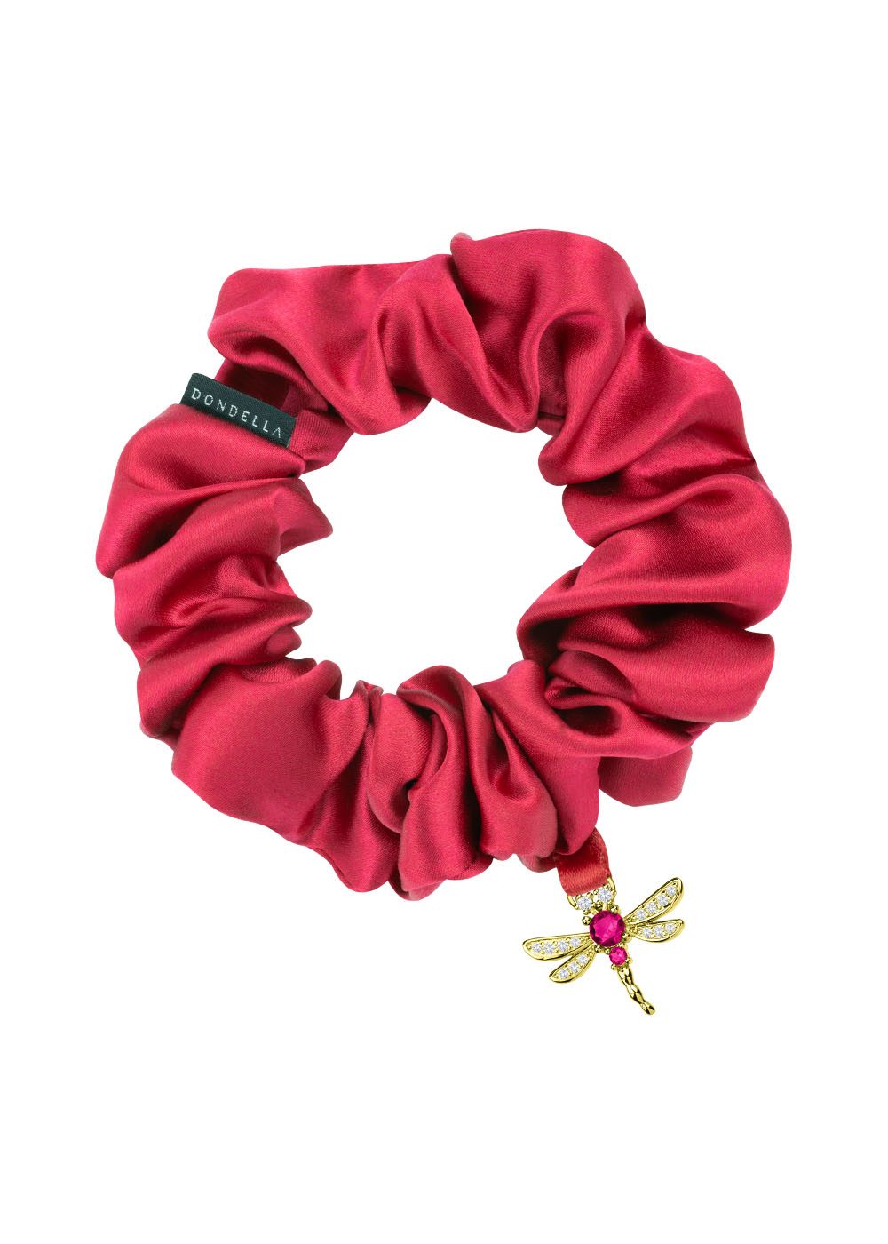 Mulberry Silk Scrunchie - Dragonfly