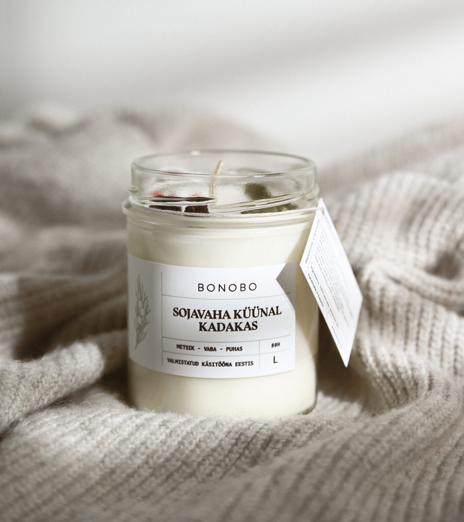 Scented Candle Juniper - L (80h)